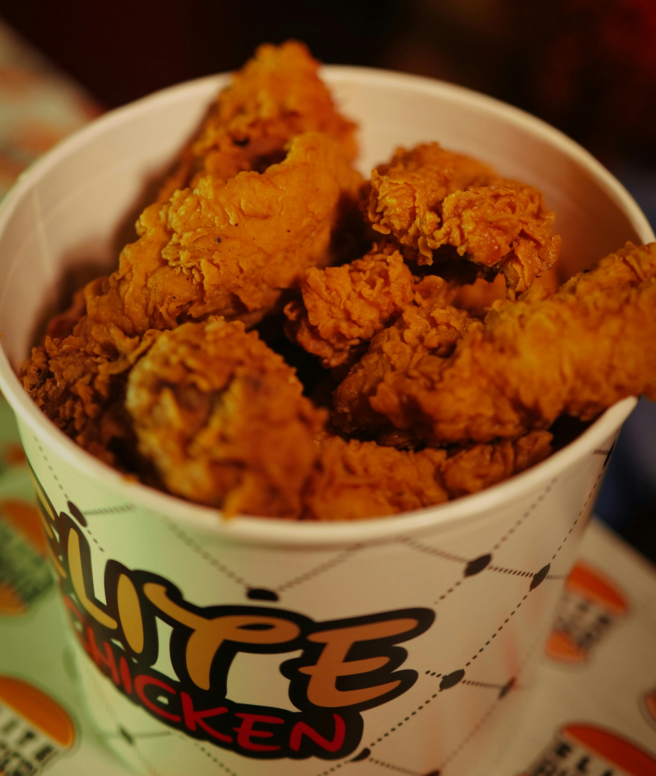 Crispy fried chicken packed for a picnic near Lake Thurmond